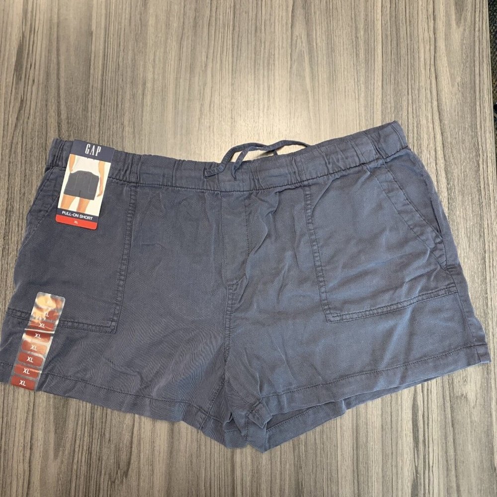 Gap Pull-On Shorts Women's Tencel Lyocell with Drawstring, 3 in Inseam QLS0701S